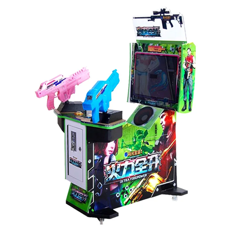 

Low Price 2 Players Racing Simulator Machines Coin Acceptor Entertainment Arcade Cabinet Shooting Game