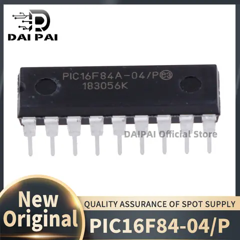 (10Pcs/Lot) 100% New original PIC16F84-04/P PIC16F84 PIC16F84A-04/P PIC16F84A 16F84A DIP-18 Chipset