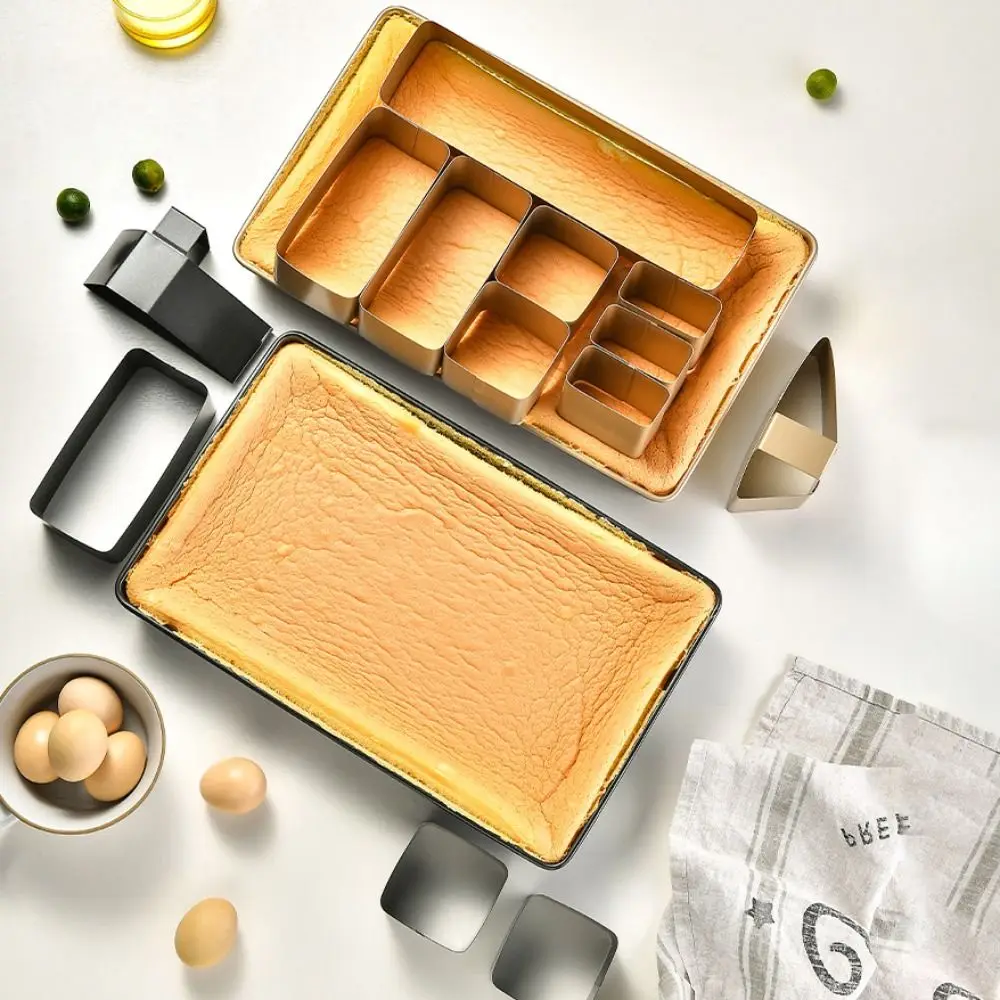 

10pcs Baking Tool Non-stick Alphabet Number Baking Pan Carbon Steel Easy To Demold Cake Mold DIY Bread Mold Kitchen