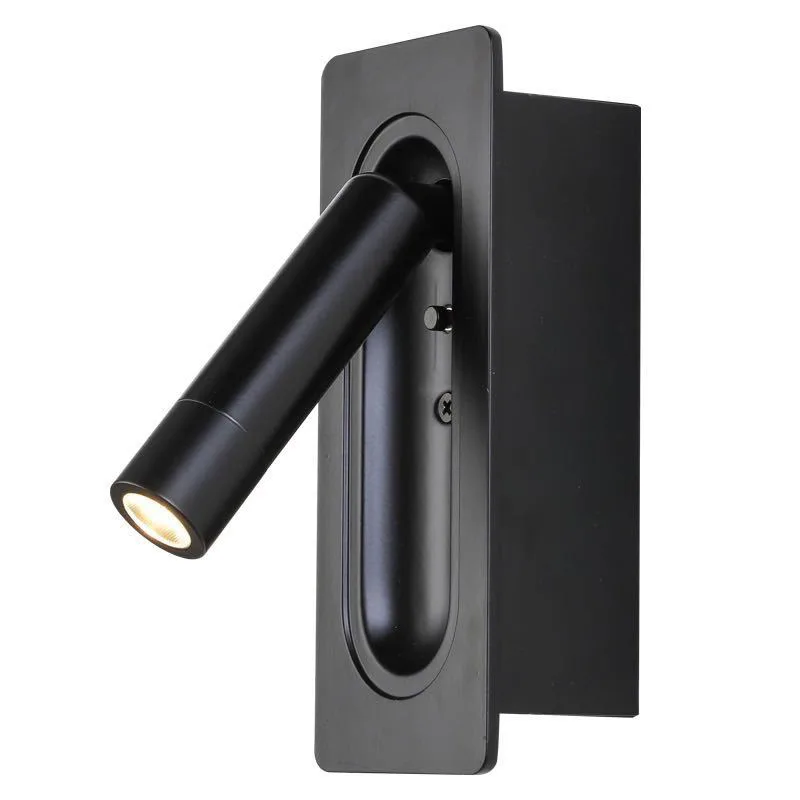 Adjustable Minimalist LED Wall Lamp Hotel Headboard Reading Light For Guest Room Modern Hotel Indoor Bedside LED wall light