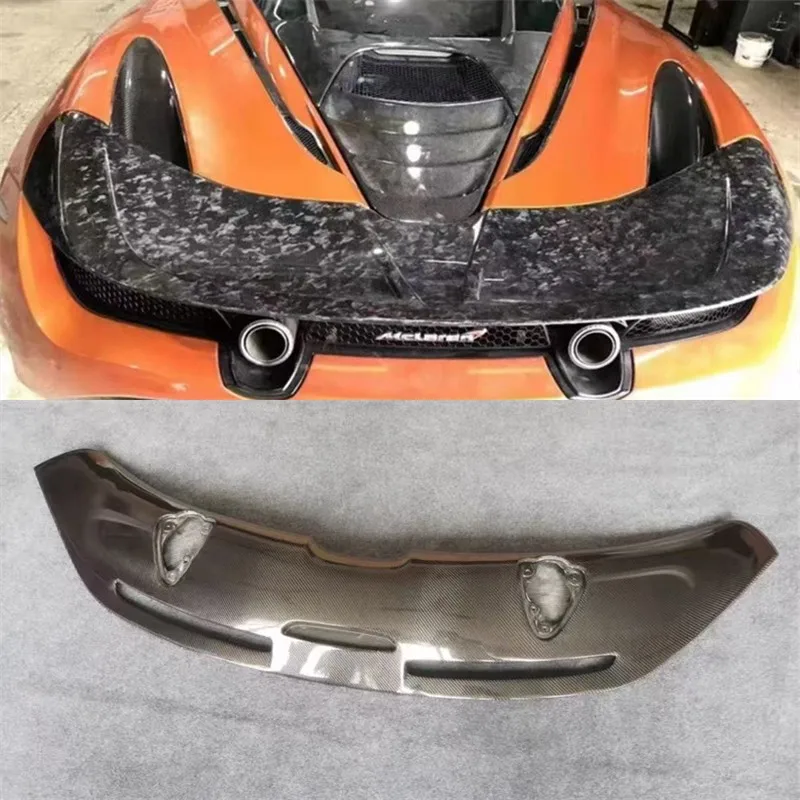 

For McLaren 720S 2017-2020 Real Carbon Fiber Tail Wing Wing Rear Trunk Lip Car Accessories Refit Decoration Spoiler Kit