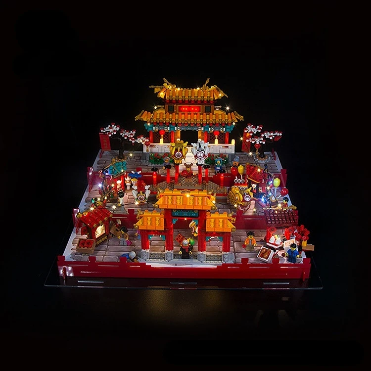 

No Bricks Led Light Set for Lion Dance 80104 and 80105