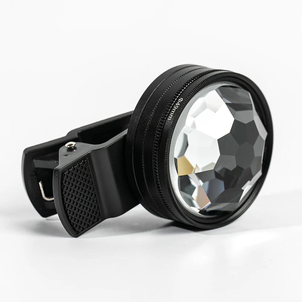 Caleidoscopio dividido con filtro de lente prisma para cámara de teléfono móvil, compatible con Iphone, Samsung, Galaxy y Huawei