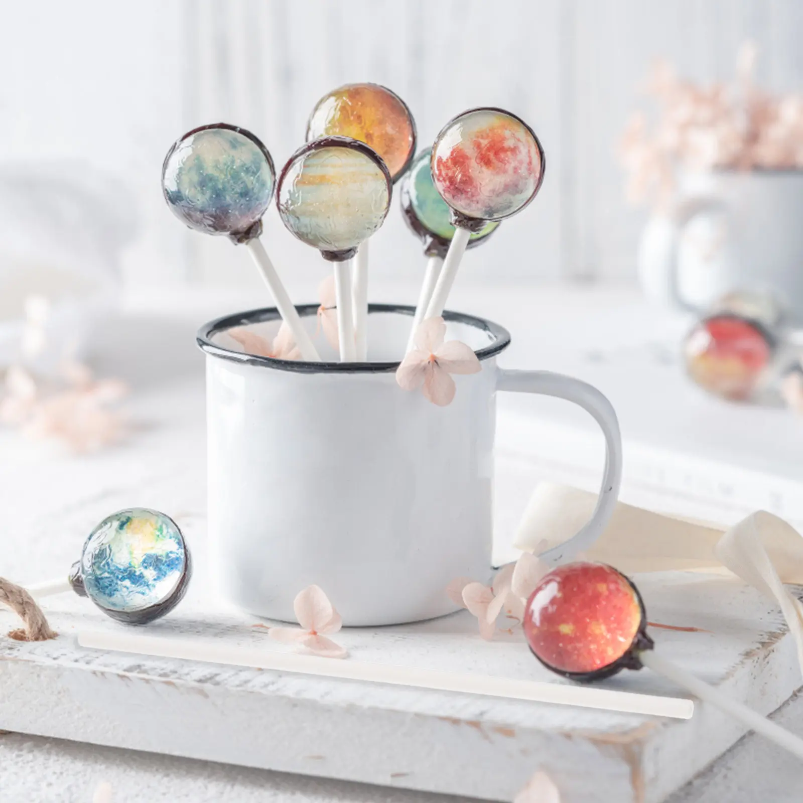 100 Palitos de Papel Blancos para Piruletas, Palitos para Hacer Dulces, para Cake Pops, Golosinas DIY, Decoraciones para Cupcakes, Palitos de Papel para Piruletas al por Mayor