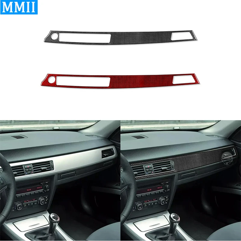 

For BMW 3 Series E90 2006-2008 Carbon Fiber Central Control Instrument Air Outlet Vent Car Styling Trim Cover Decoration Sticker