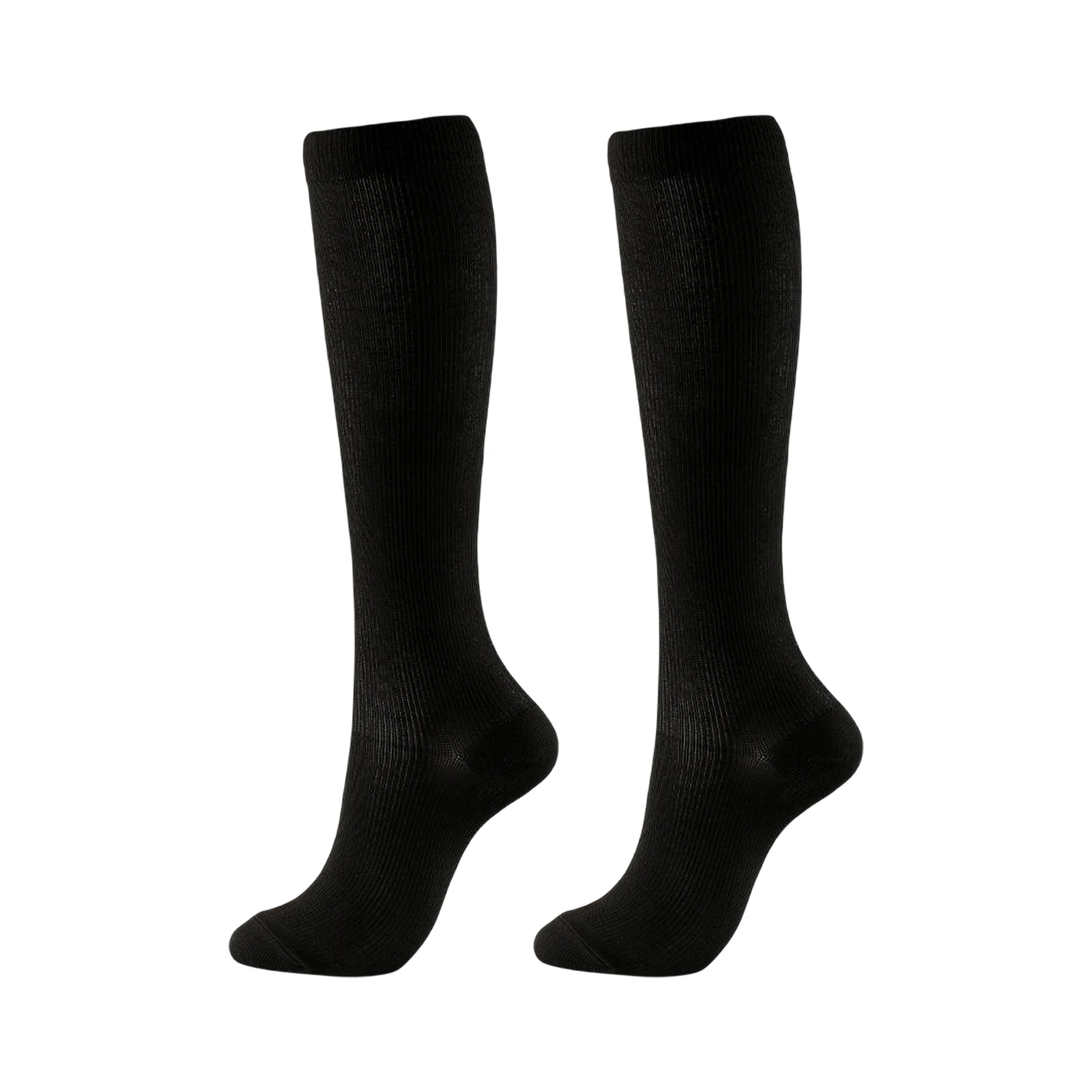 Solid Color Children's -calf Socks Versatile Black Stocking Non-slip Cosplay Socks for Stage Performance Wear