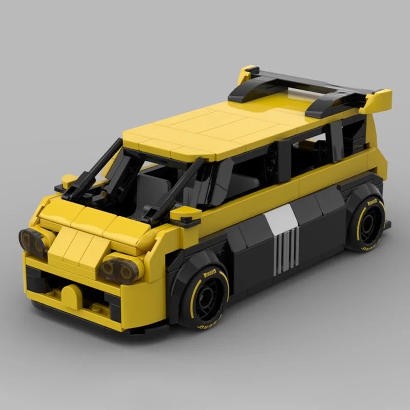 331 Uds. MOC City Champions Renault Espace modelo arquitectura de bloques de construcción regalo de Navidad ensamblar DIY juguete creativo Idea ladrillo