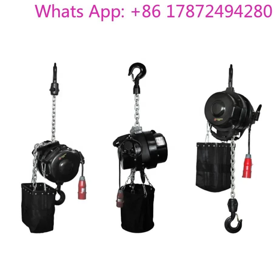 Stage Hoist for Truss Electric Hoist 500kg 1000kg Stage Lifting Electric Chain Hoist 50 Alloy Steel Provided Forged G80 Chian