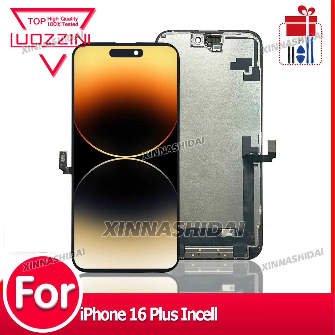 Incell Screen For iPhone 16 Plus LCD Display Touch Screen Digitizer Part  Assembly for iphone 16 plus LCD Replacement LCD ﻿