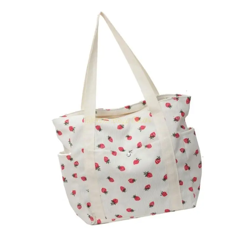 

X90D Women Bag Casual Underarm Bag Trendy Handbag Multi-Pockets Armpit Bag Shopping Dating Bag Strawberry Shoulder Bag