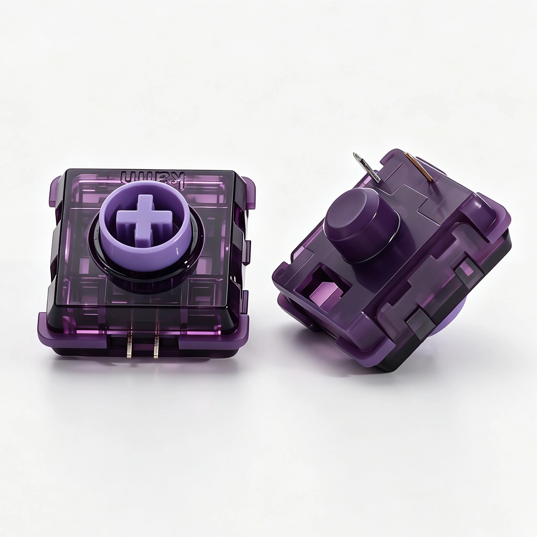 Kailh Hitbox Switch 1353 Purple Iris Mini Low Profile Silent Linear Creamy Switches 30gf für benutzerdefinierte mechanische Gaming-Tastaturen – Detail 8