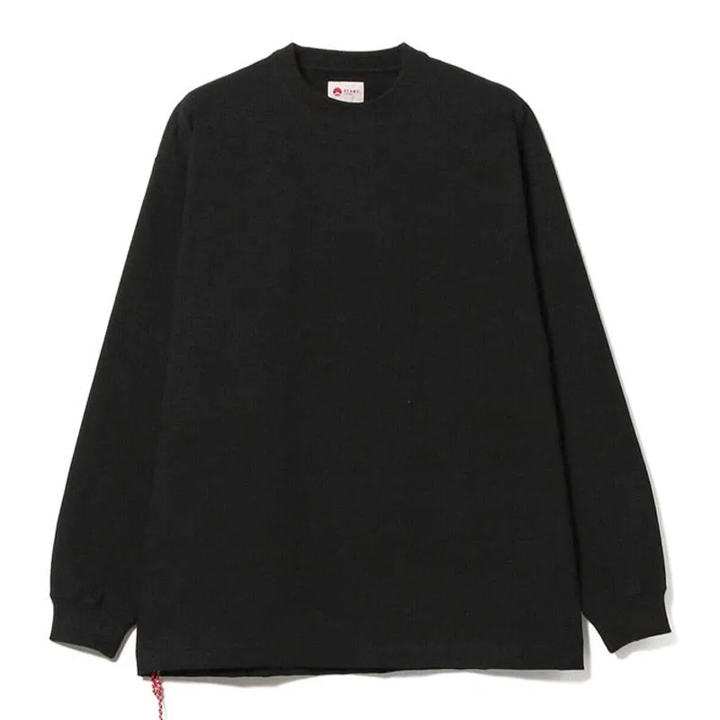 

24SS Loose Japanese Red Rope Long Sleeve Fashion Round Neck Trendy T-shirt for Men Tees