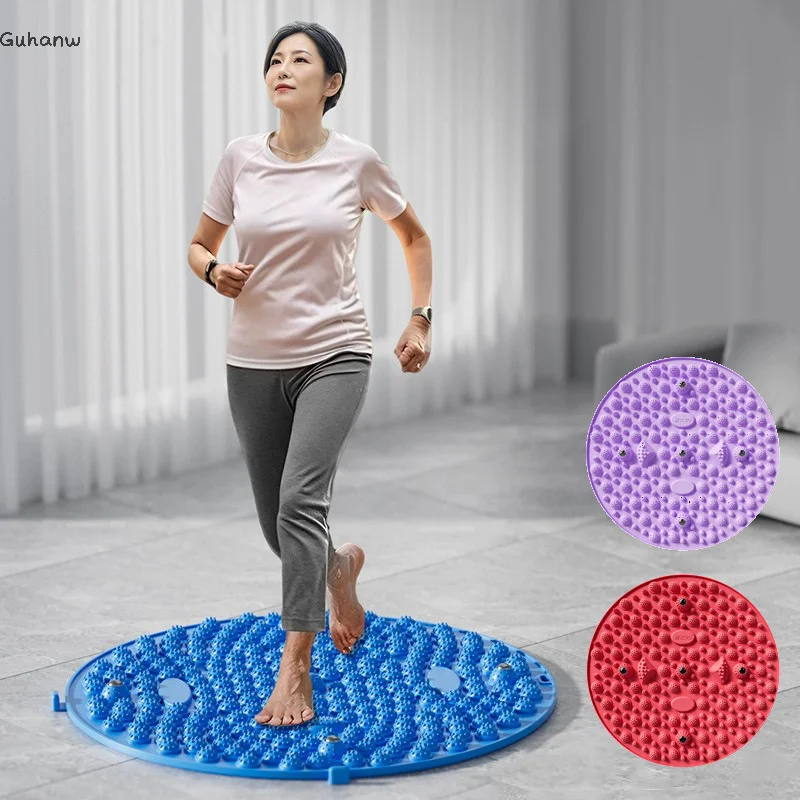 1Pcs 35/55CM Magnetic Foot Massage Pad Stimulates Acupoints Presses Fingertips Circular Massage Pad Jogging Pad Toe Press Plate