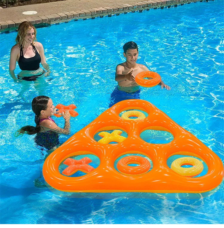 

Новая летняя надувная игра для бассейна 2026: гексагональный круг для метания из ПВХ, интерактивная игрушка для летних водных соревнований