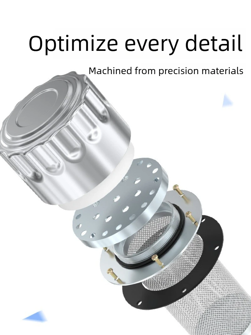 QUQ1/2/2.5/3/4/5 Hydraulic Tank Breather Filter Oil Filler Cap Strainer for Industrial Hydraulic System Leak-Proof