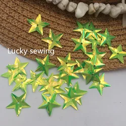 10グラム/ロット15ミリメートル黄金の光5スタースパンコールpvcスパンコールパーティー結婚式は工芸diyミシン服lentejuelasアクセサリー