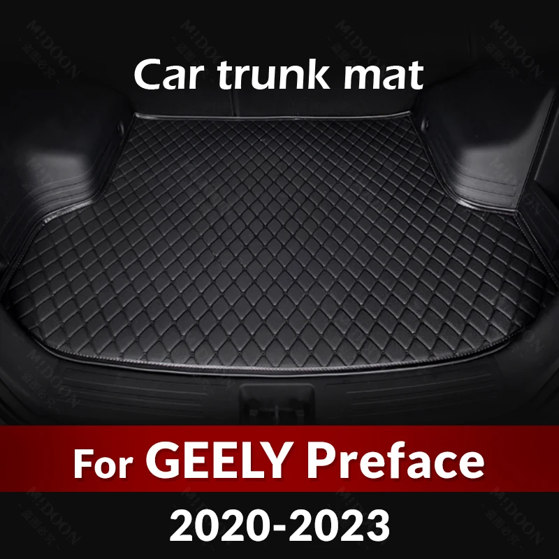 

Car Trunk Mat For GEELY Preface 2020 2021 2022 2023 Custom Car Accessories Auto Interior Decoration