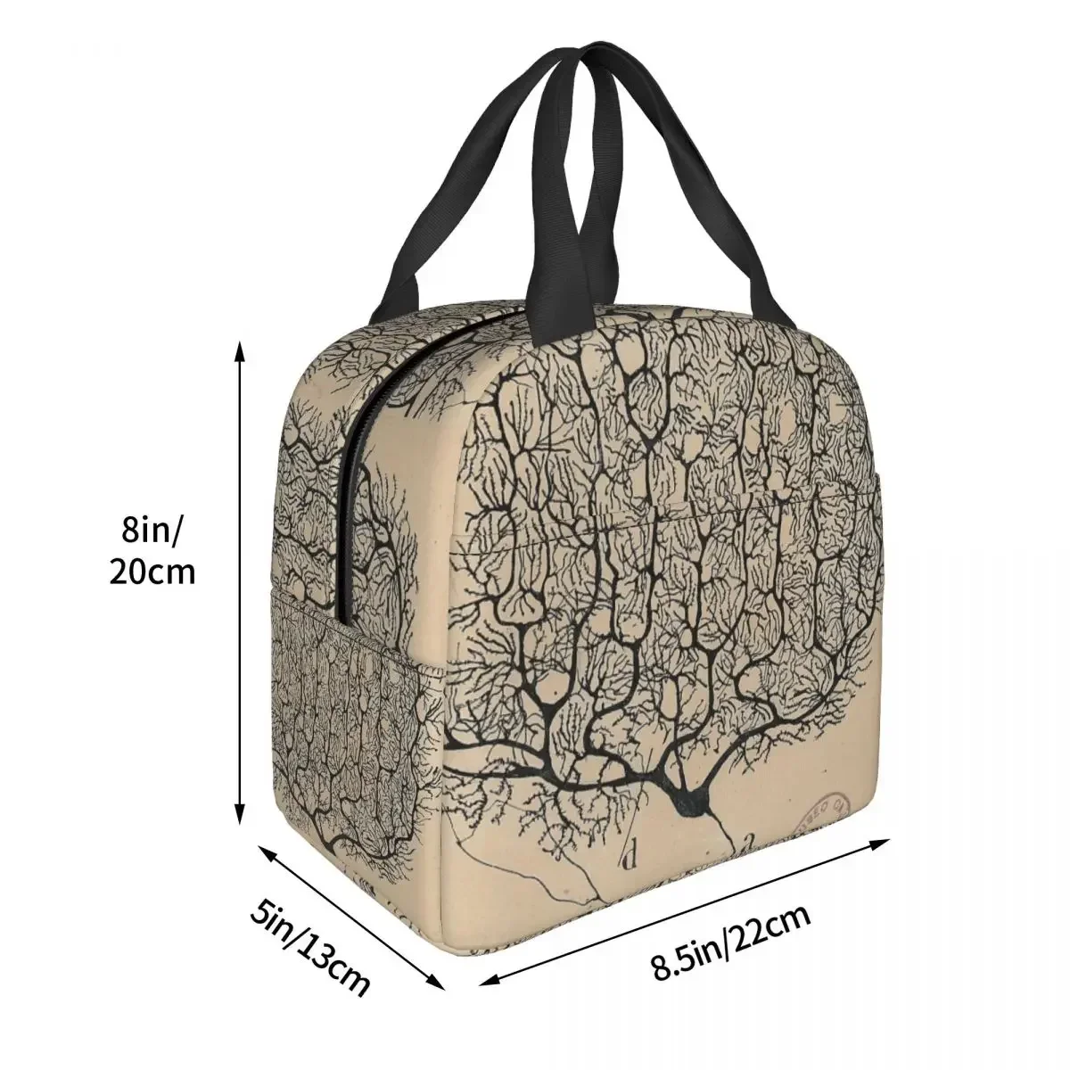 Neuron SRC Insulated Lunch Bags Resuable Picnic Bags Thermal Cooler Lunch Box Lunch Tote for Woman Work Children School