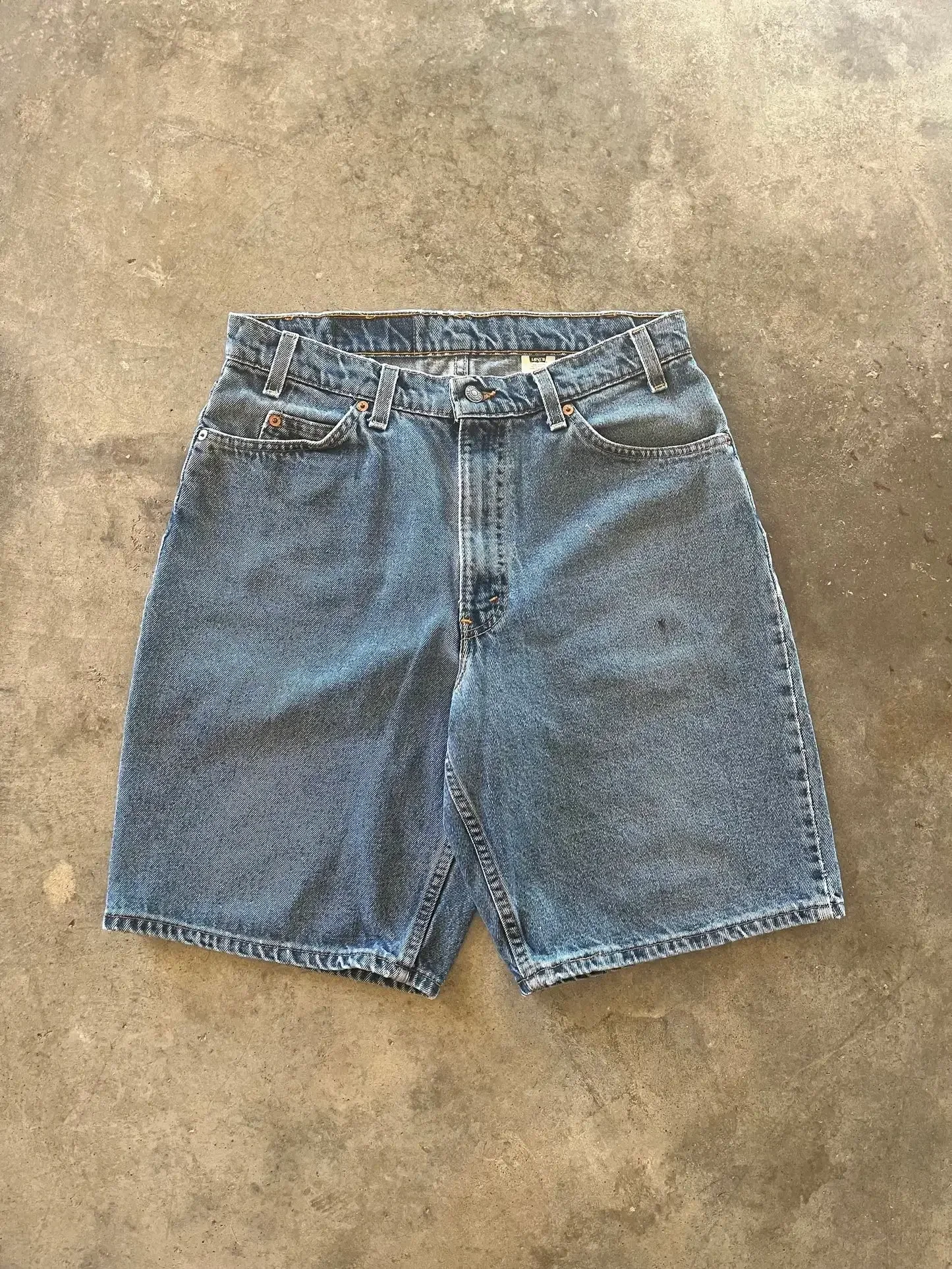 Short en jean taille haute pour hommes et femmes, short de basket-ball brodé, short de gym, poche de rue rétro, bleu, mode estivale, Y2K