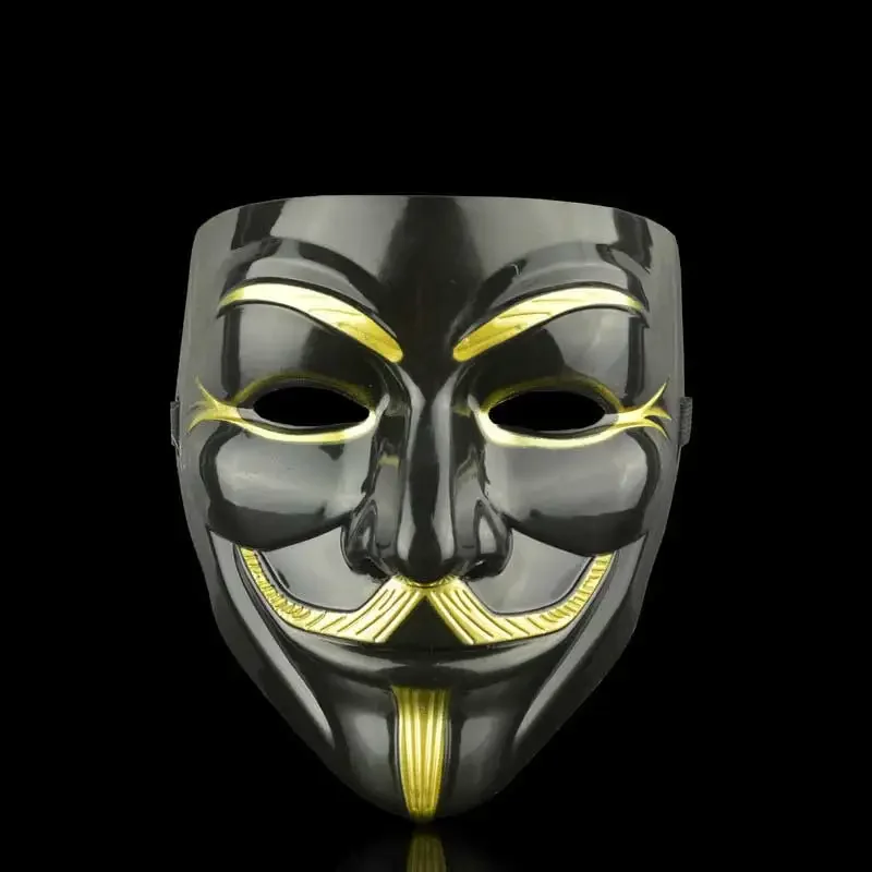 1Pc Halloween Masks V for Vendetta Mask Anonymous Guy Fawkes Halloween Party Gift for Adult Kids Film Theme Mask Cosplay Costume