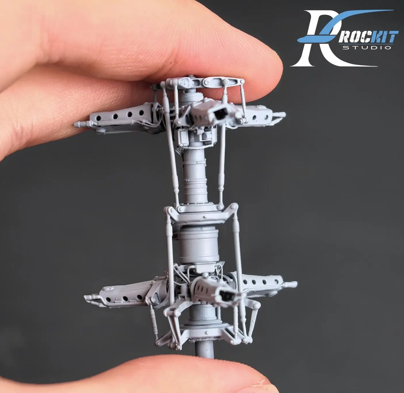 ROCKIT 480101   Cubo de rotor de jacaré 1/48 KA-52 (para ZVEZDA) Impressão 3D