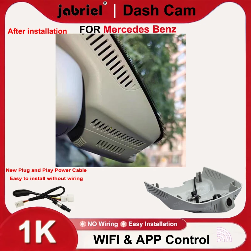 

Видеорегистратор Jabriel 1080P Wi-Fi для Mercedes-Benz GLK 250 280 300 350 200d 220d 250d 320d 350d, для Mercedes-Benz GLK X204 2008-2021