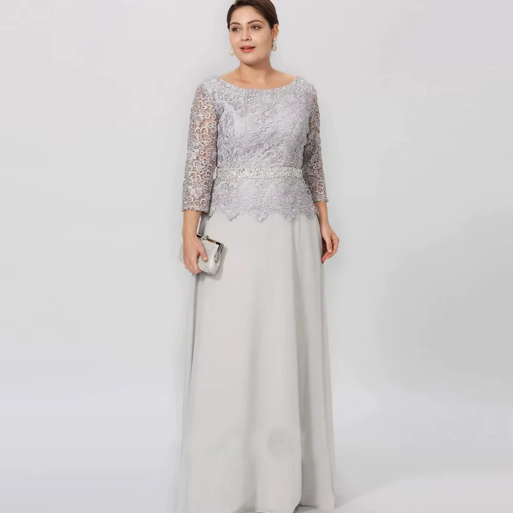 

Индивидуальное платье для матери невесты для женщин, кружевное винтажное вечернее платье трапециевидной формы с длинными рукавами, вечернее платье, свадебные платья