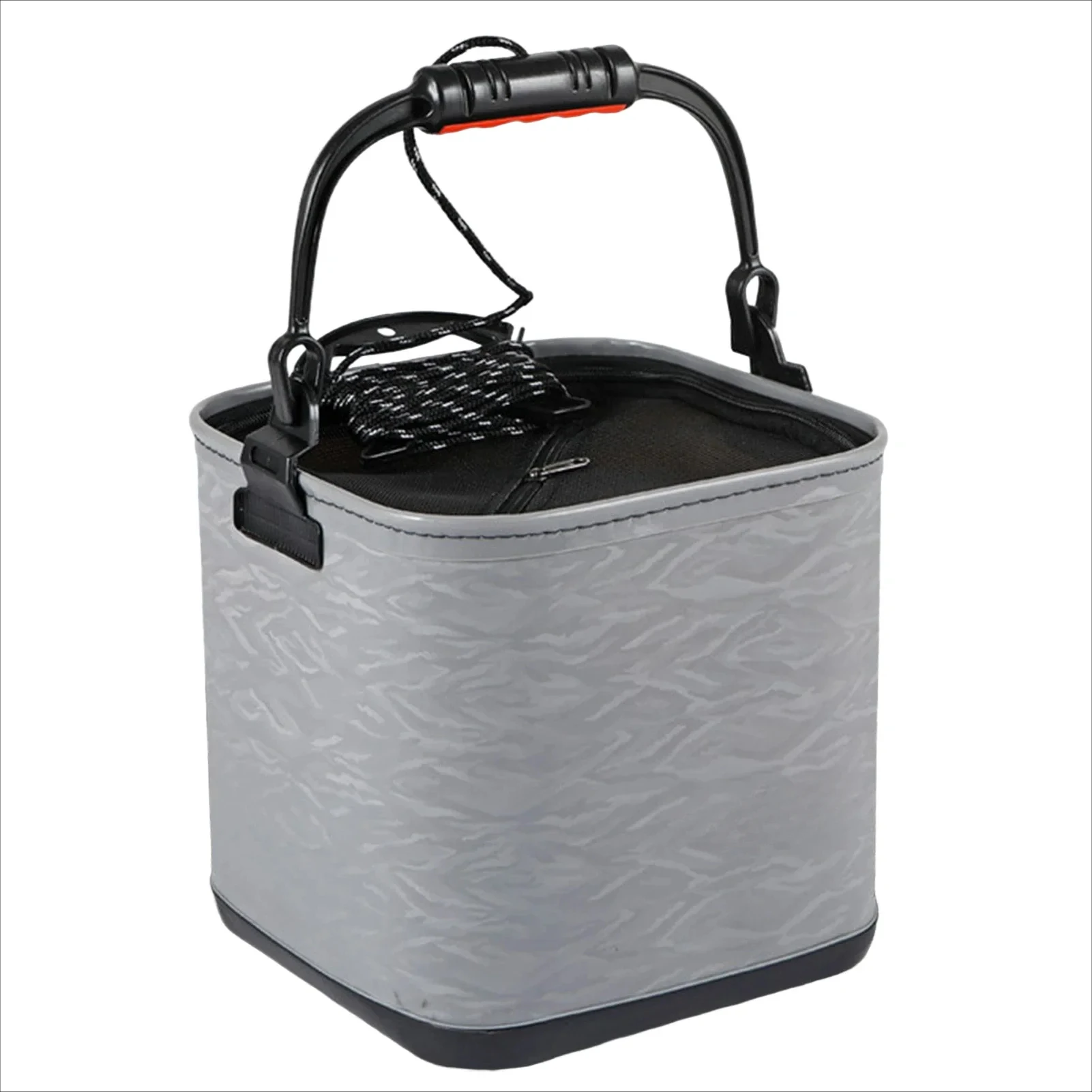 Folding Bucket Fishing Box Portable  with 6m Rope for Outdoor Fishing Gardening рыбалка  fishing equipment