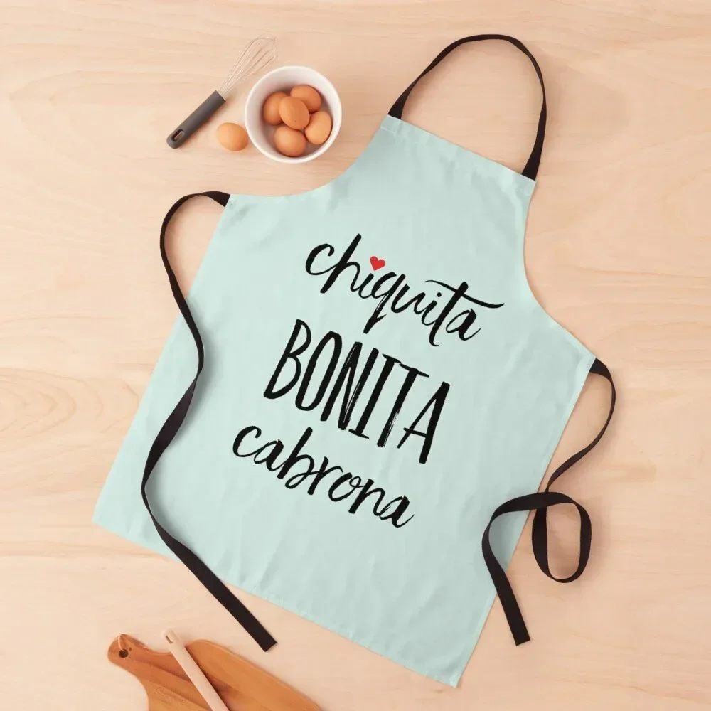 

Фартук Chiquita Bonita Cabrona, детский милый кухонный фартук, мужские кухонные аксессуары, фартук