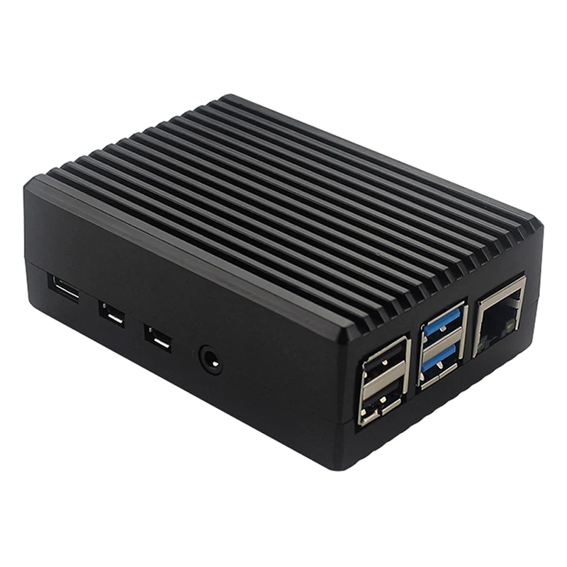 For GeeekPi Raspberry Pi 4 CNC Aluminum Case with Fan Heatsinks for Pi 4B