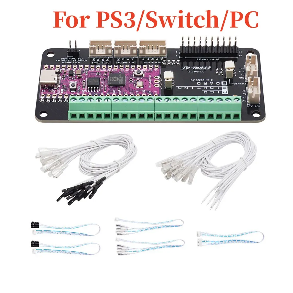 

For Pico Fighting Board for Raspberry for PS3 Switch Console PC Keyboard Converter Gaming Part Accessories