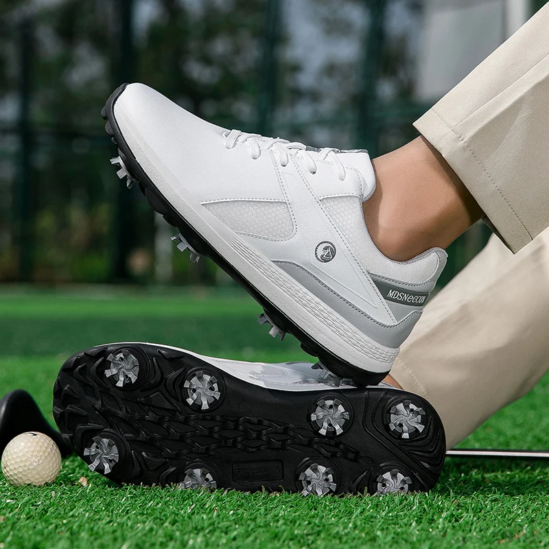 

Professional Golf Shoes Men Spikes Golf Sneakers Outdoor Walking Footwears
