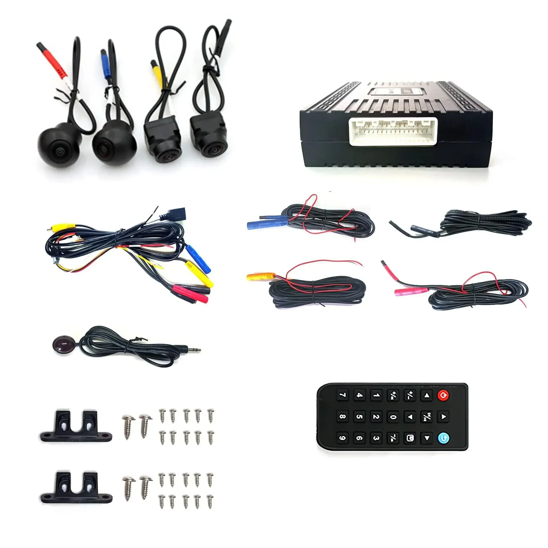 Car waterproof 4 camera universal 1080P 360 degree panoramic system