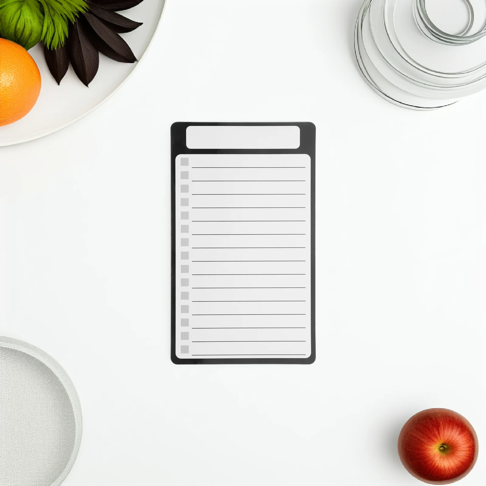 Magnetic Notepad for Refrigerator Wear Resistant Pet Surface Ideal for Shopping List Weekly Planner Style Fits Any