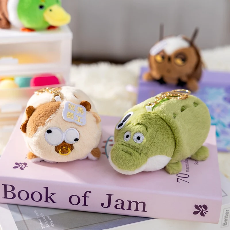 Monederos de Animales Lindos de 11 cm, Bolsas Portátiles Compactas para Monedas y Llaves, Llaveros Colgantes, Regalos Prácticos Perfectos para Todos