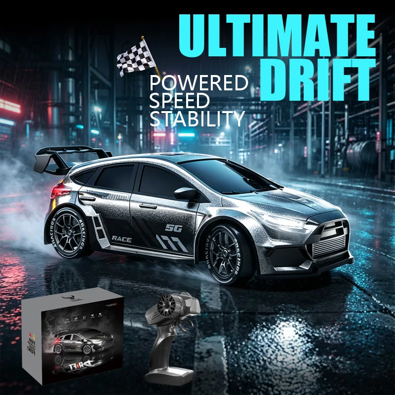 Coche de juguete con control remoto SG716, coches de carreras profesionales para drifting en escritorio, coche RC de carreras con tracción en las 4 ruedas y motor sin escobillas, regalo para niños y adultos.