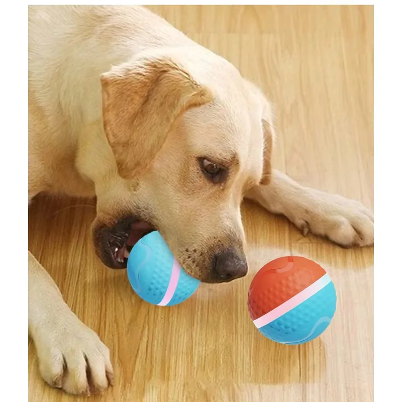 كرة الحيوانات الأليفة الذكية المتحركة القابلة لإعادة الشحن، كرة الكلب التفاعلية، لعبة كهربائية كذاب، كرة تدريب المضغ، كرة سحرية للحيوانات الأليفة