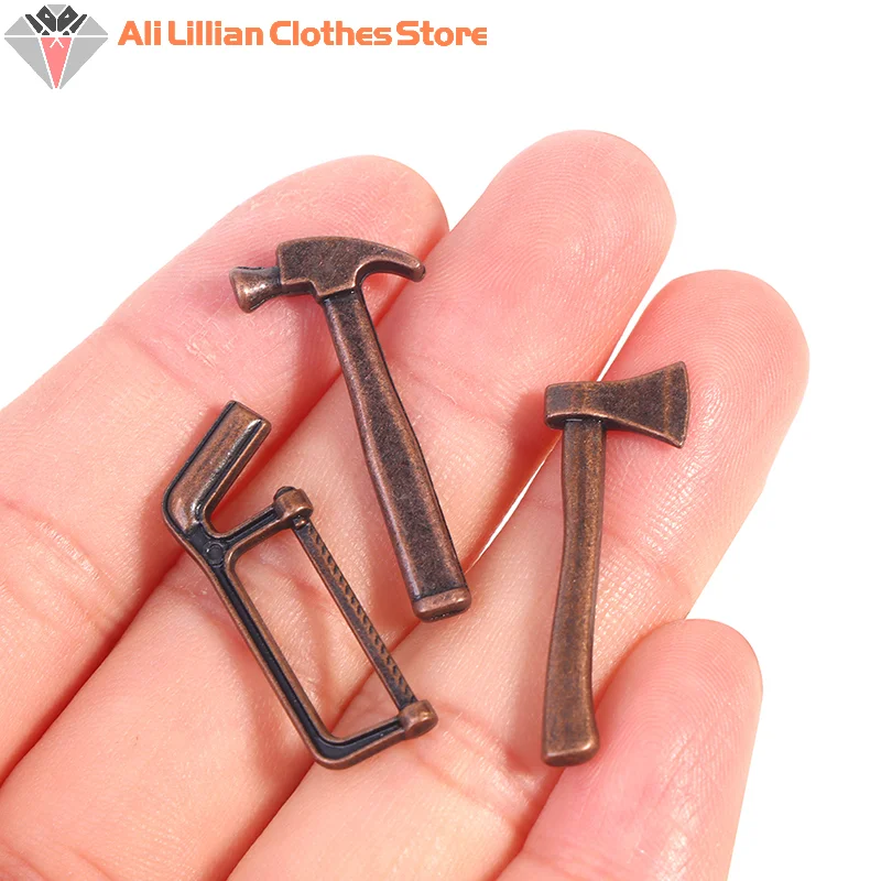 ⭐ GORĄCY ❗   1 Zestaw Miniaturowych Narzędzi Naprawczych w Skali 1/12 do Domku dla Lalek, Model Symulacyjny, Zabawki do Dekoracji Domku dla Lalek, Akcesoria Miniaturowe