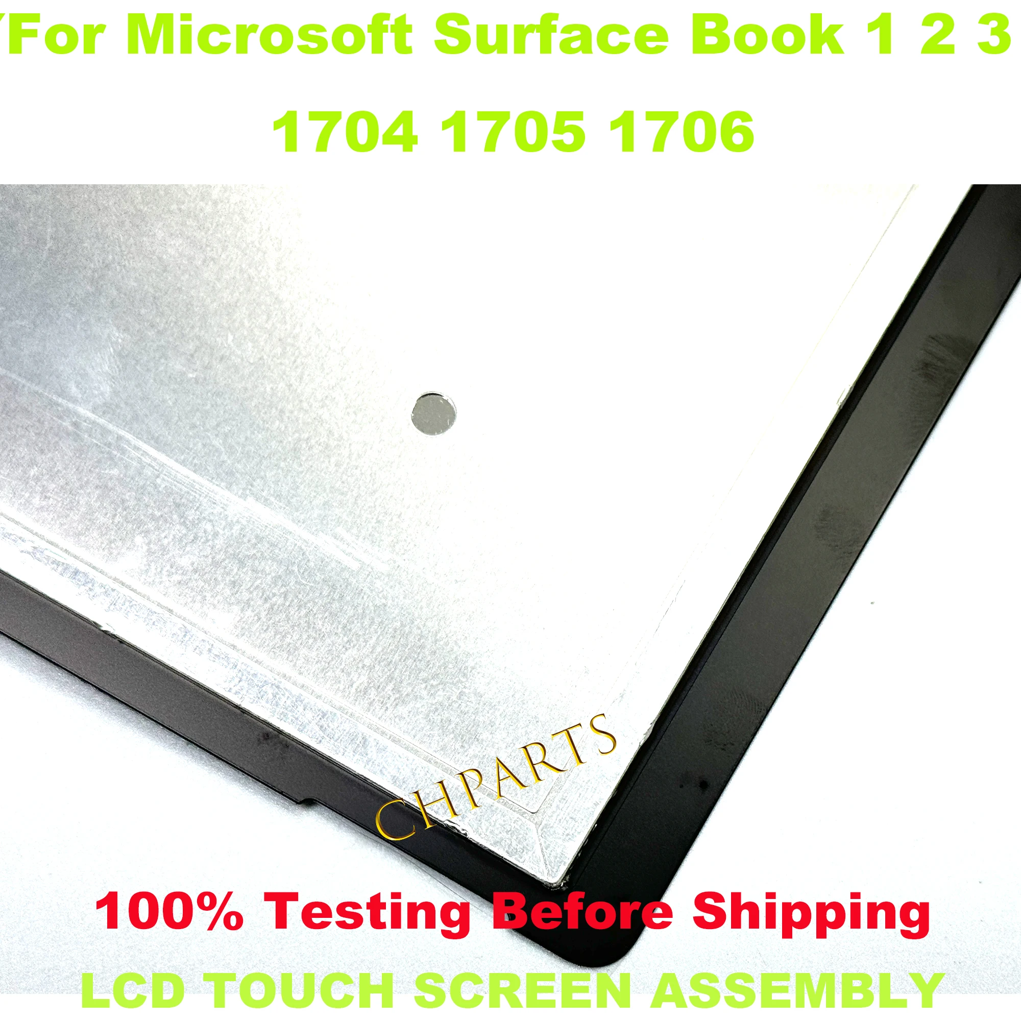 Imagem -04 - Display Lcd Touch Screen Digitador Conjunto de Vidro Peças de Reparo Microsoft Surface Livro 1703 1704 1705 1706 135