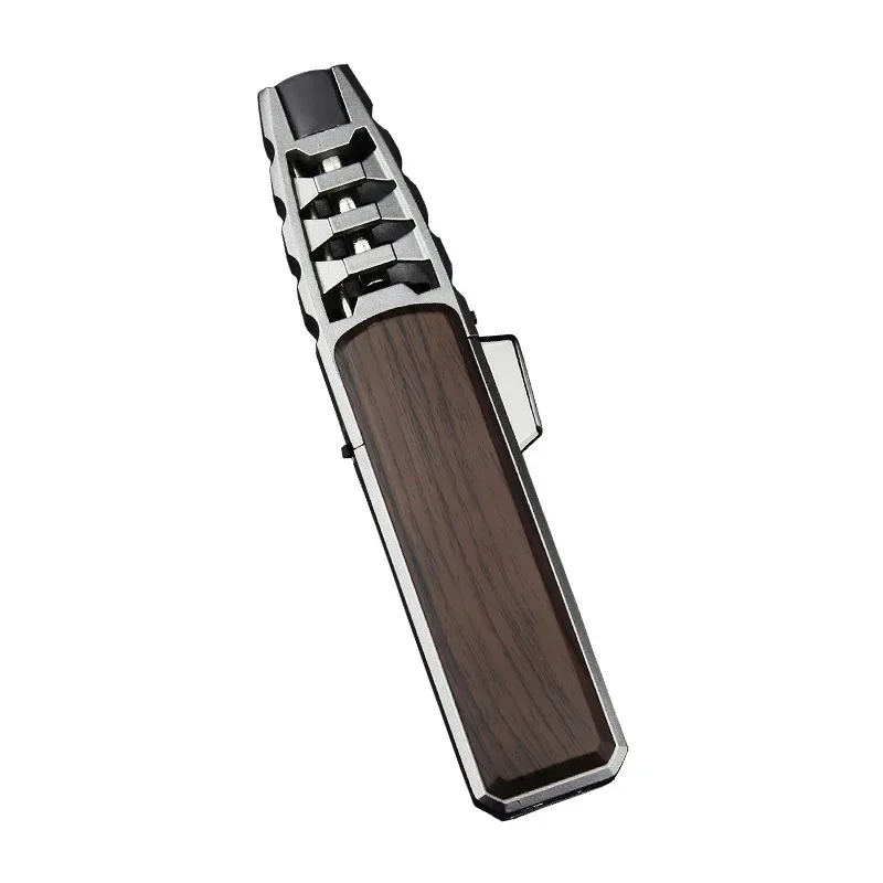 2024 New Kitchen BBQ Cigar Big Jet Flame Torch Outdoor Camping BBQ Lighter Men\'s Tools Without Butane Gas