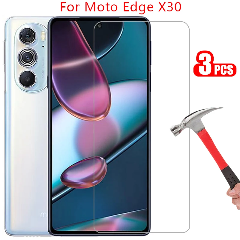 protective tempered glass for motorola moto edge x30 screen protector on edgex30 x 30 30x phone film glas 9h mot mto motorol ege