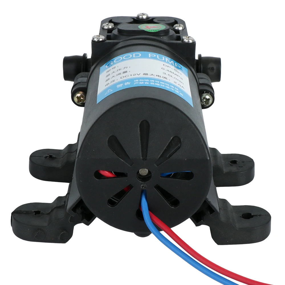 Pompa Air elektrik pertanian, pompa air diafragma semprotan cuci mobil, pompa air elektrik pertanian tahan lama tekanan tinggi 12V 220V 70PSI 3,5 l/menit DP-521