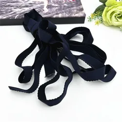 6M/lot 6 Color Width 0.9~1.50cm One-end Narrow Elastic Stretch Lace Trim Small For Lingerie Clothing Accessories Sewing Applique