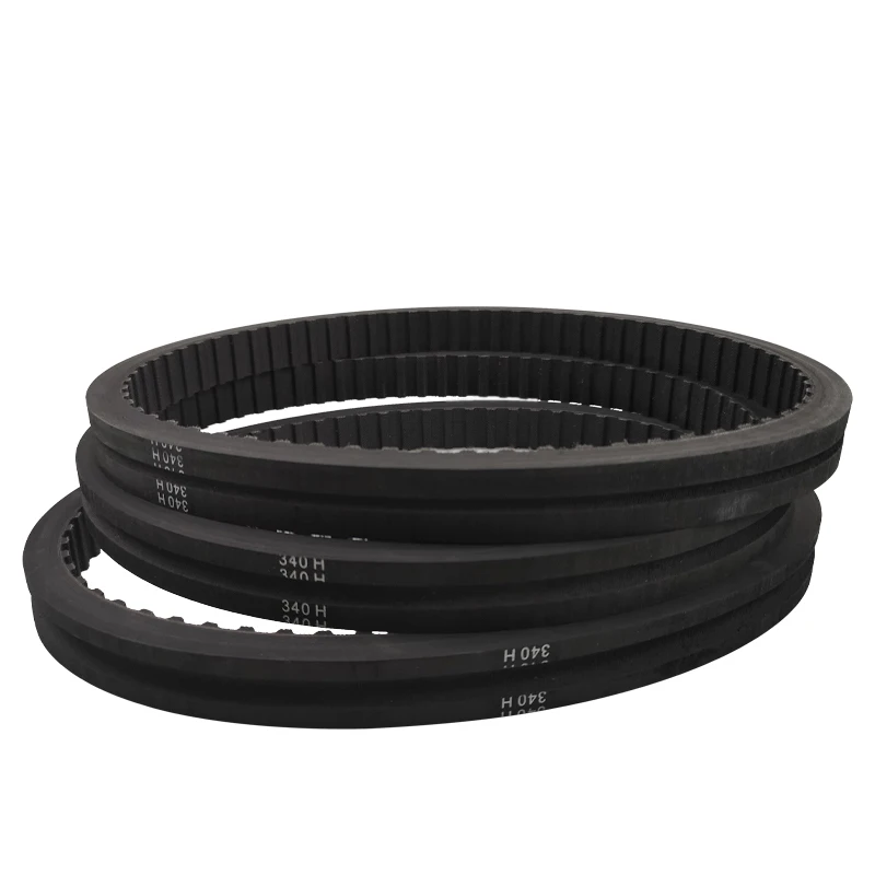 

330H/340H/650H-25-12mm Bender Feeder Belt Grooved Rubber Timing Belt Resistant to abrasion not easy to aging Customizable