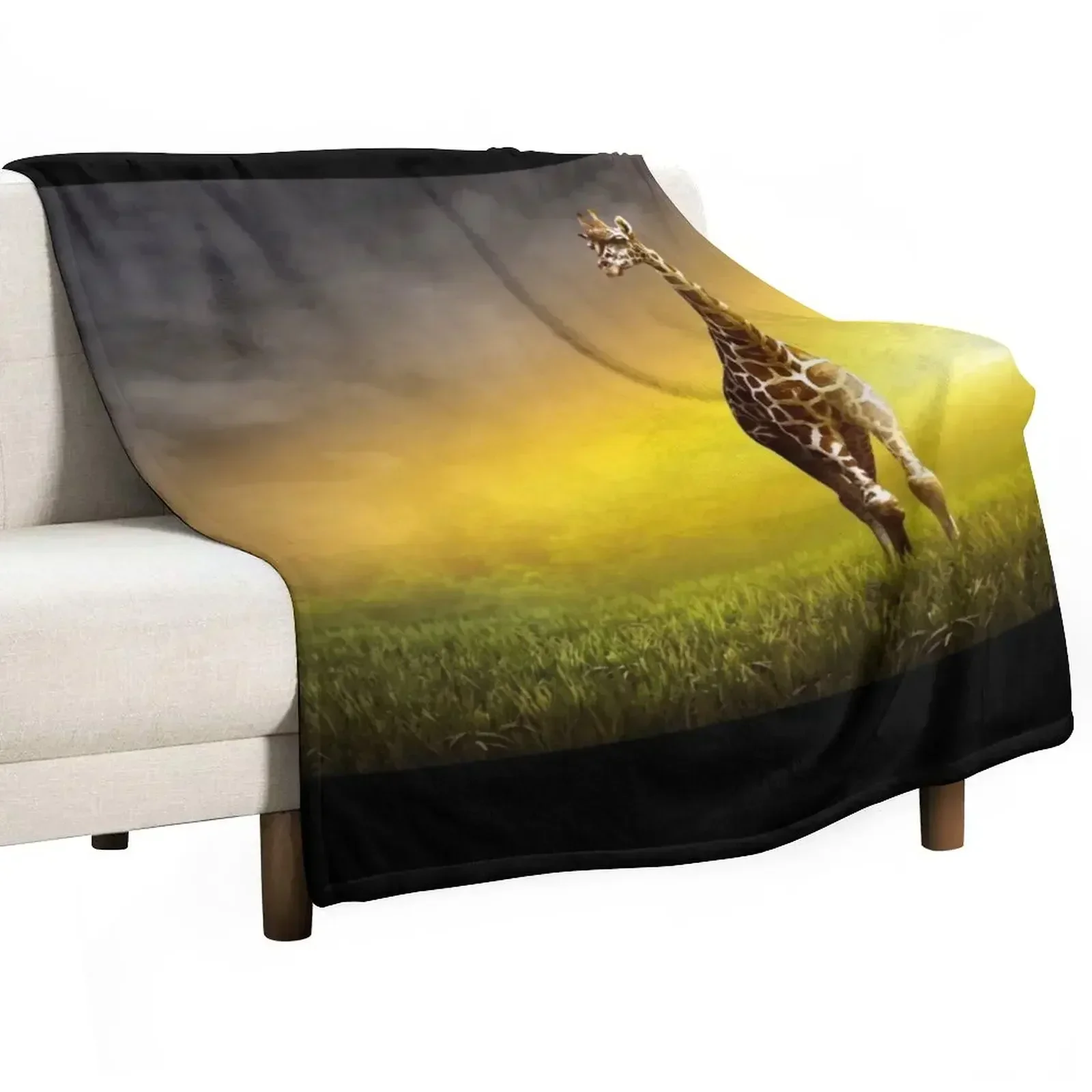 Sunset Stroll Throw Blanket Decorative Sofas Kid'S Moving Plaid on the sofa Blankets