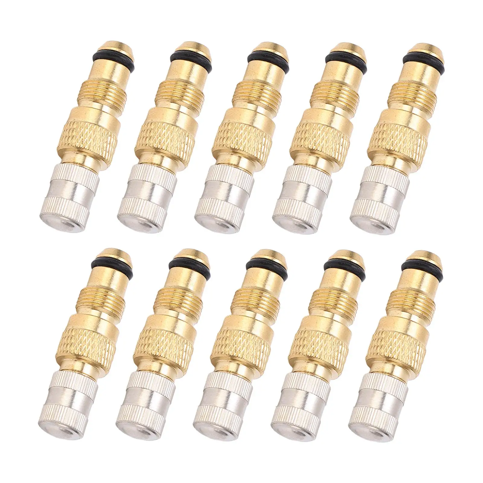 10PCS Brass Tractor Valve Stems TR218A CH3 - Tire Air Liquid Valves Replace Core Housings