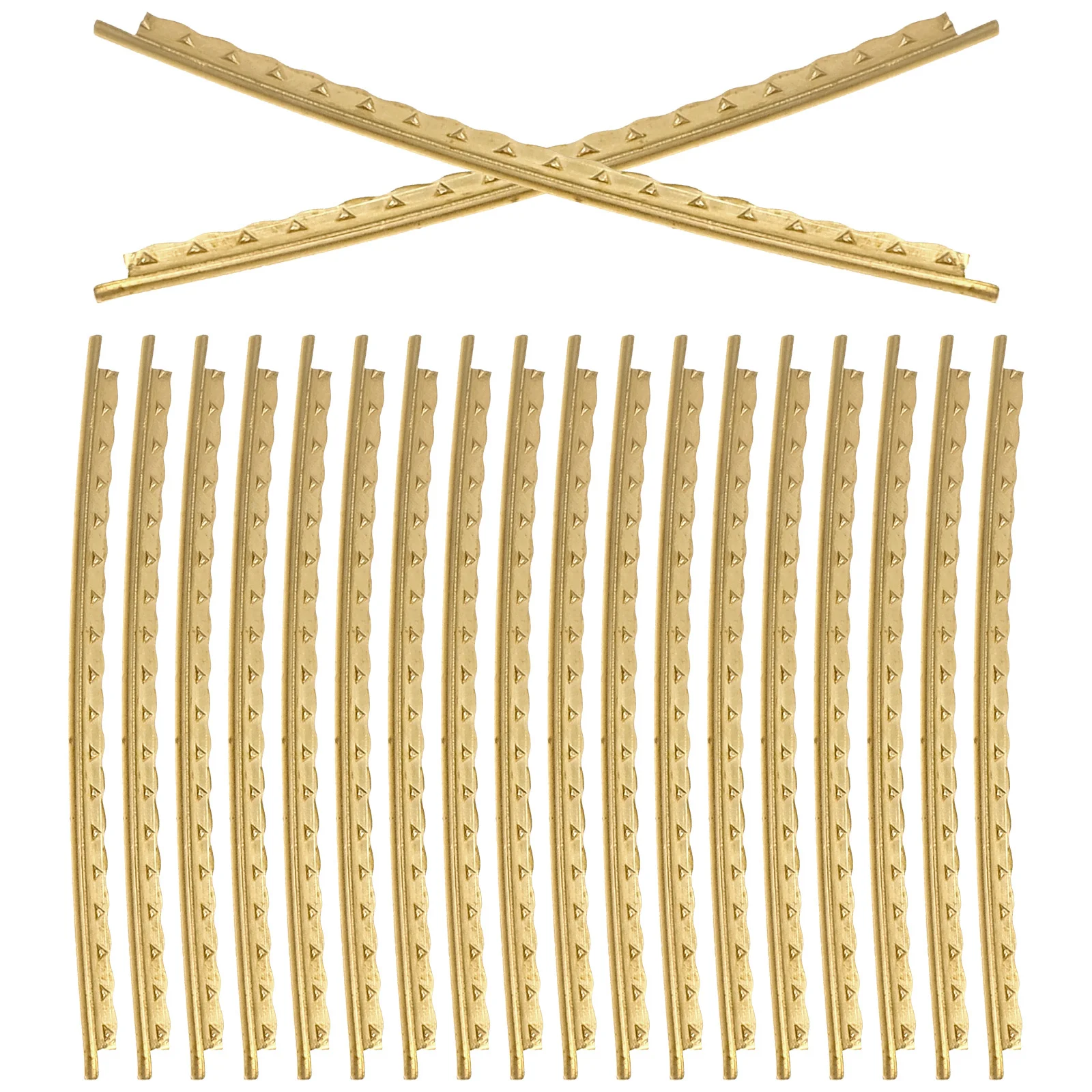 

20Pcs Guitar Fret Wire Kit Professional Standard Fretboard Frets for Electric Acoustic Guitar Supplies Fretboard Frets