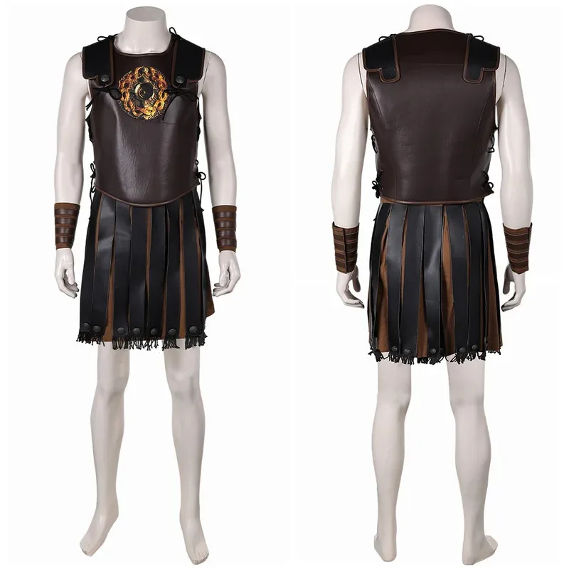 

Sky05 Gladiator Costume Lucius Cosplay Fantasy Costumes for Men Knight Warrior Disguise Role-playing Outfit Halloween Carn99JIu@