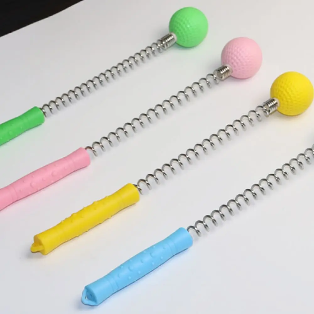 Silicone Body Massage Hammer Golf Ball Spring Tool Manual Relax Back Shoulder Leg Muscle Tension Relief Massager