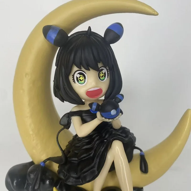 17cm anya forger como umbreon figura bonito cosplay menina com luz led anime modelo colecionável estátua aniversário presentes de natal brinquedo